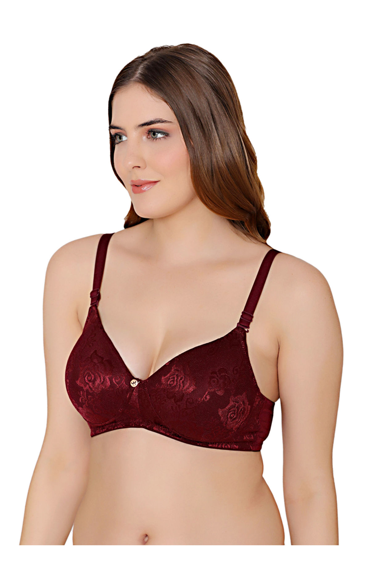 Bodycare polycotton wirefree adjustable straps moulded cup non padded  bra-6576GRY