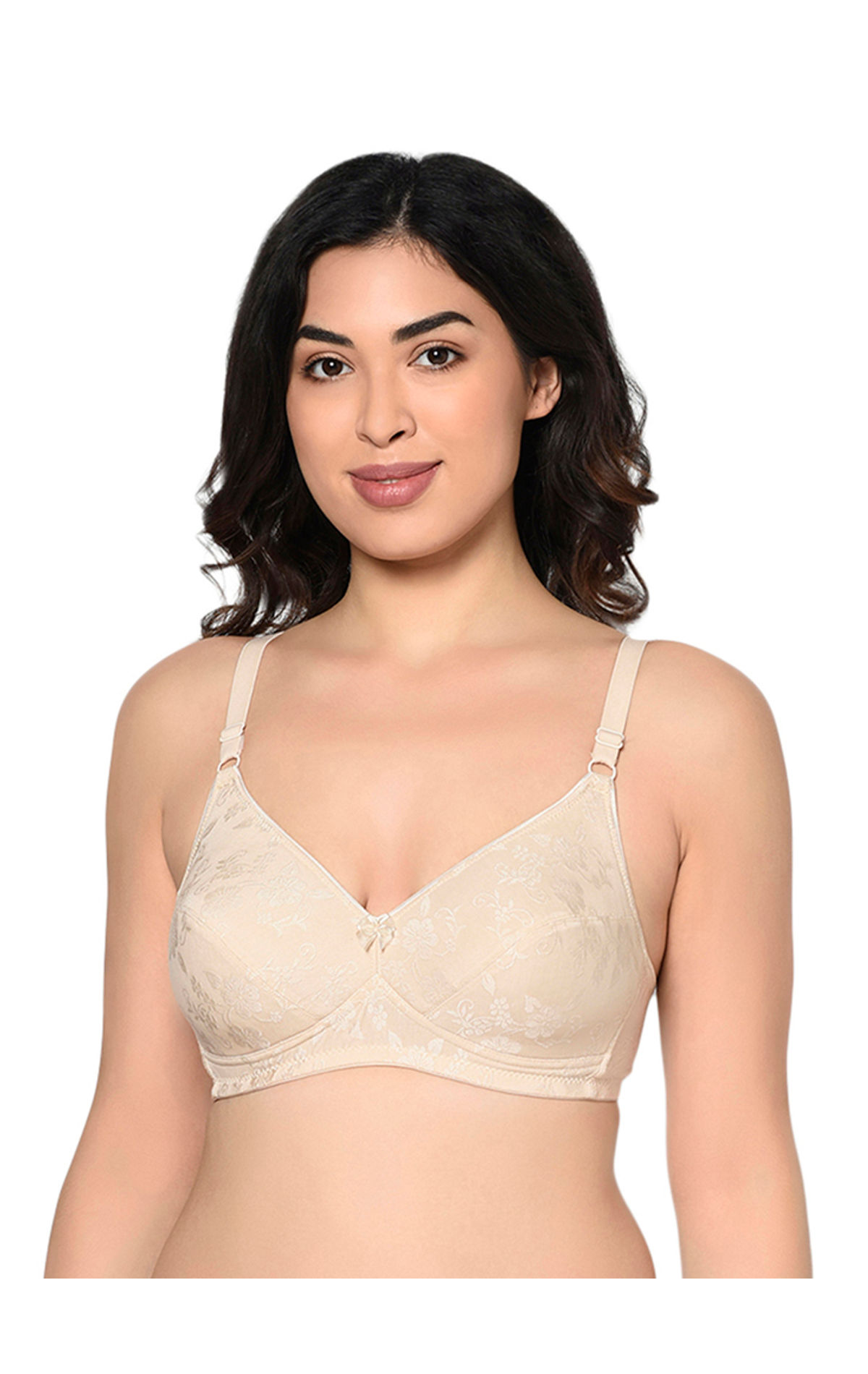 Bodycare Printed Padded Bra-6579-skin, 6579-skin