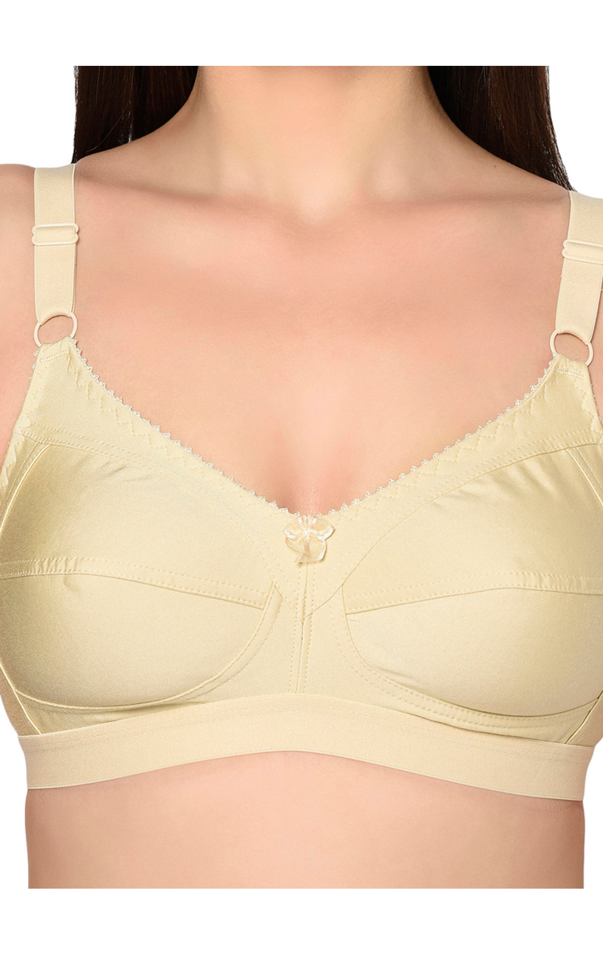 BODYCARE 6585S Poly Cotton Full Coverage Seamless BCD Cup Bra (Skin) in  Hyderabad at best price by Rajlaxmi Textiles (India) Pvt Ltd - Justdial
