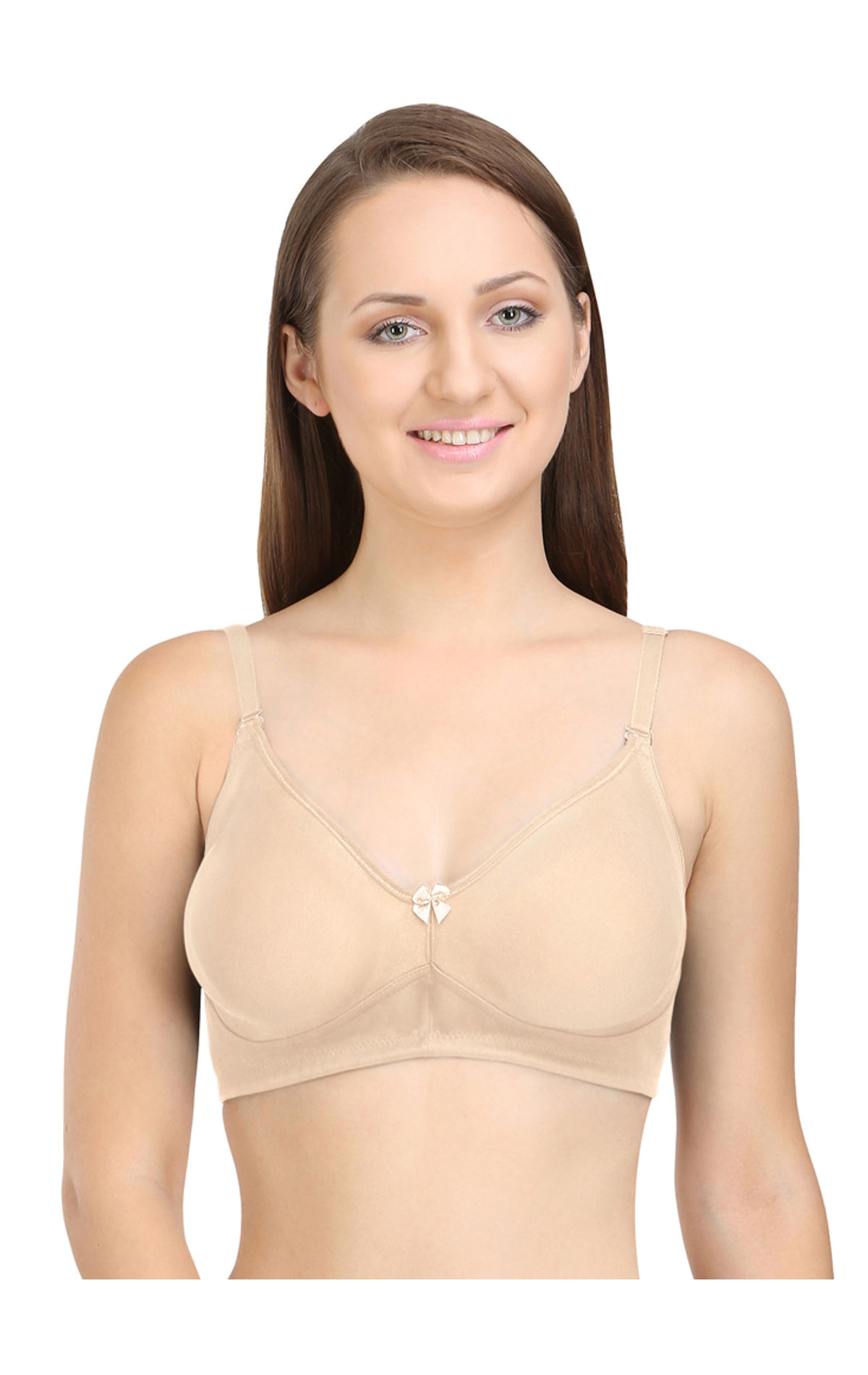 BODYCARE 6585S Poly Cotton BCD Cup Full Coverage Seamless Bra (32C