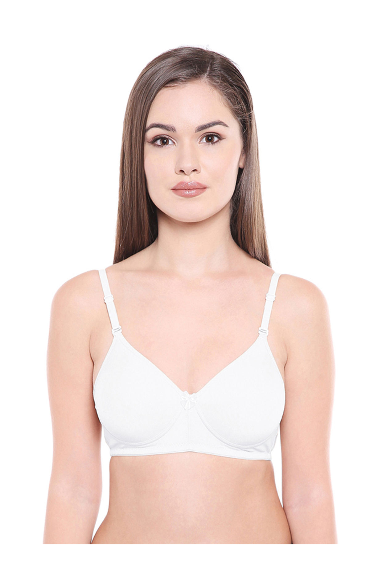 BODYCARE Women's Polycotton Lightly Padded Non-Wired Regular Bra  (E5531BLRA_Pink_36)