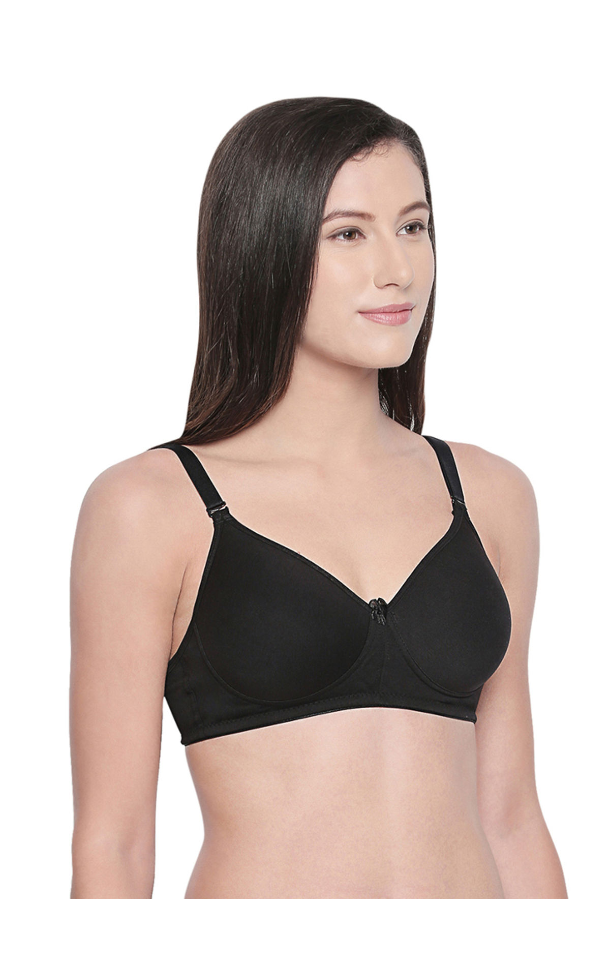 Seamless Padded Bra-bcd Cup Bra With Free Transparent Straps-6590