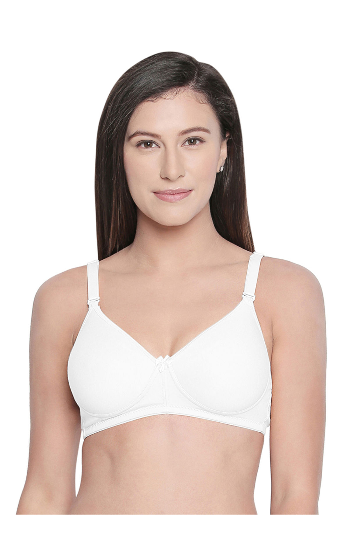 Seamless Padded Bra-bcd Cup Bra With Free Transparent Straps-6590