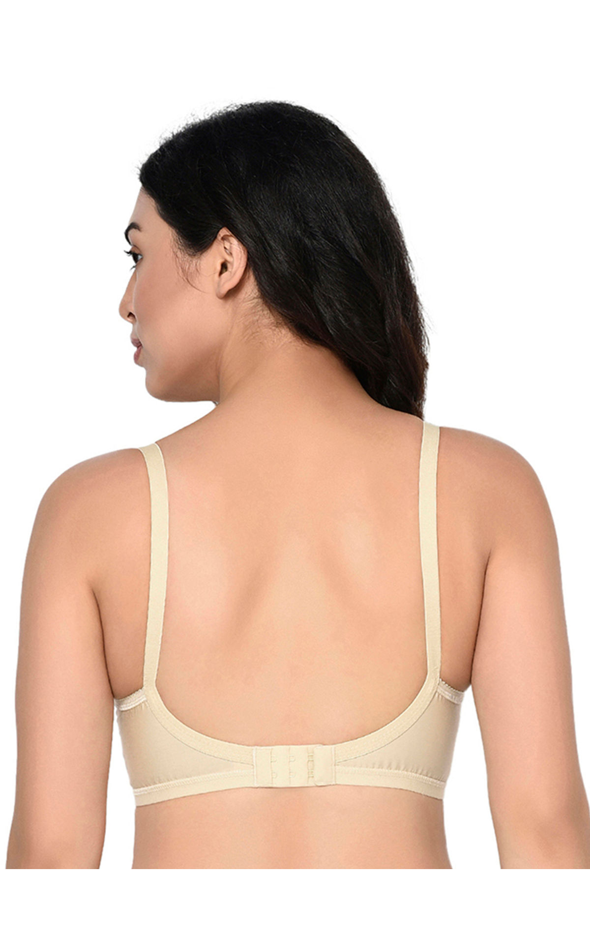 Bodycare Women Seamed Non Padded Full Coverage Bra B Cup-6592 - Pack Of 3 -  Nude