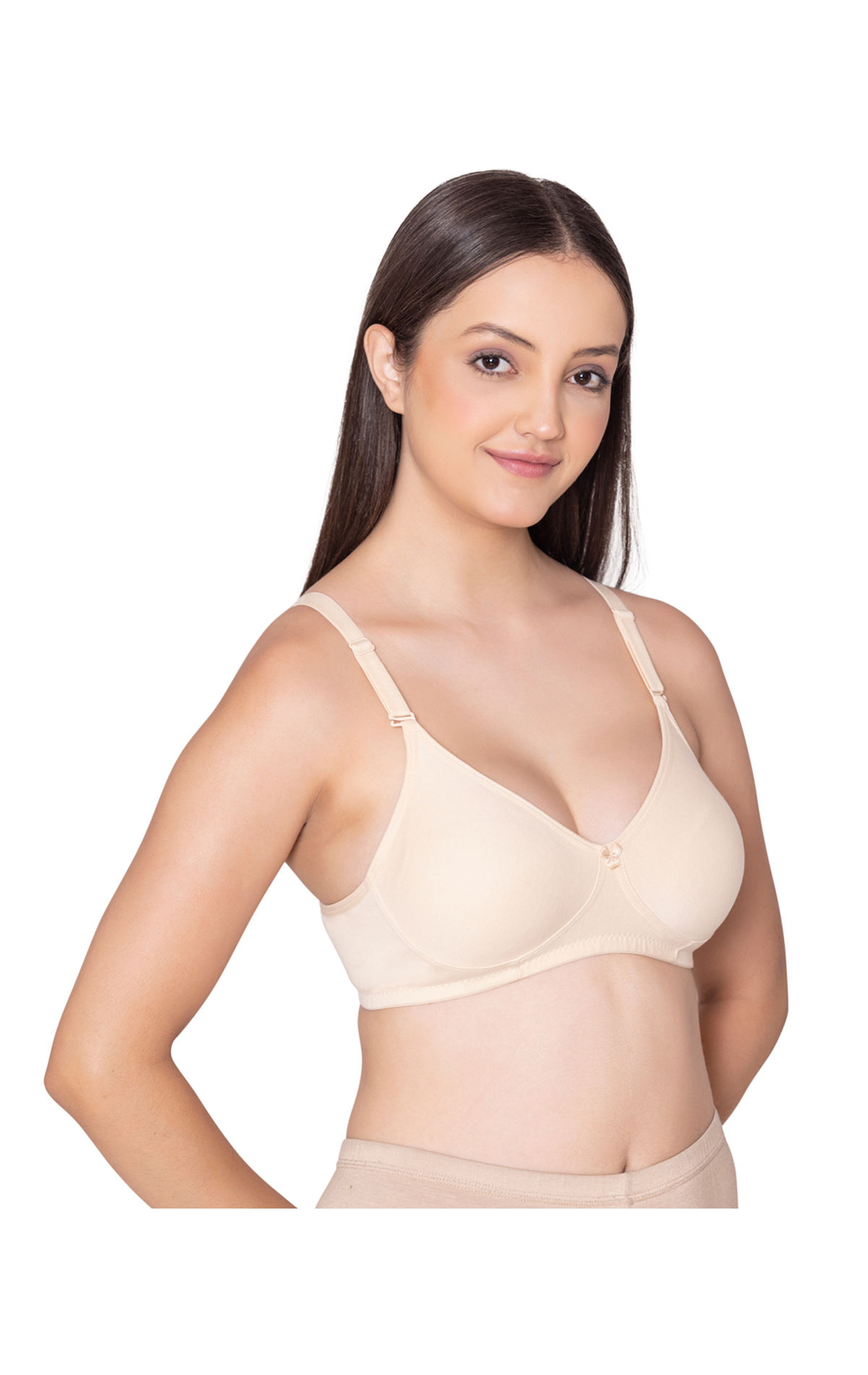 Buy Bodycare polycotton wirefree adjustable straps designer net cup non  padded bra-1535B Online at Best Prices in India - JioMart.