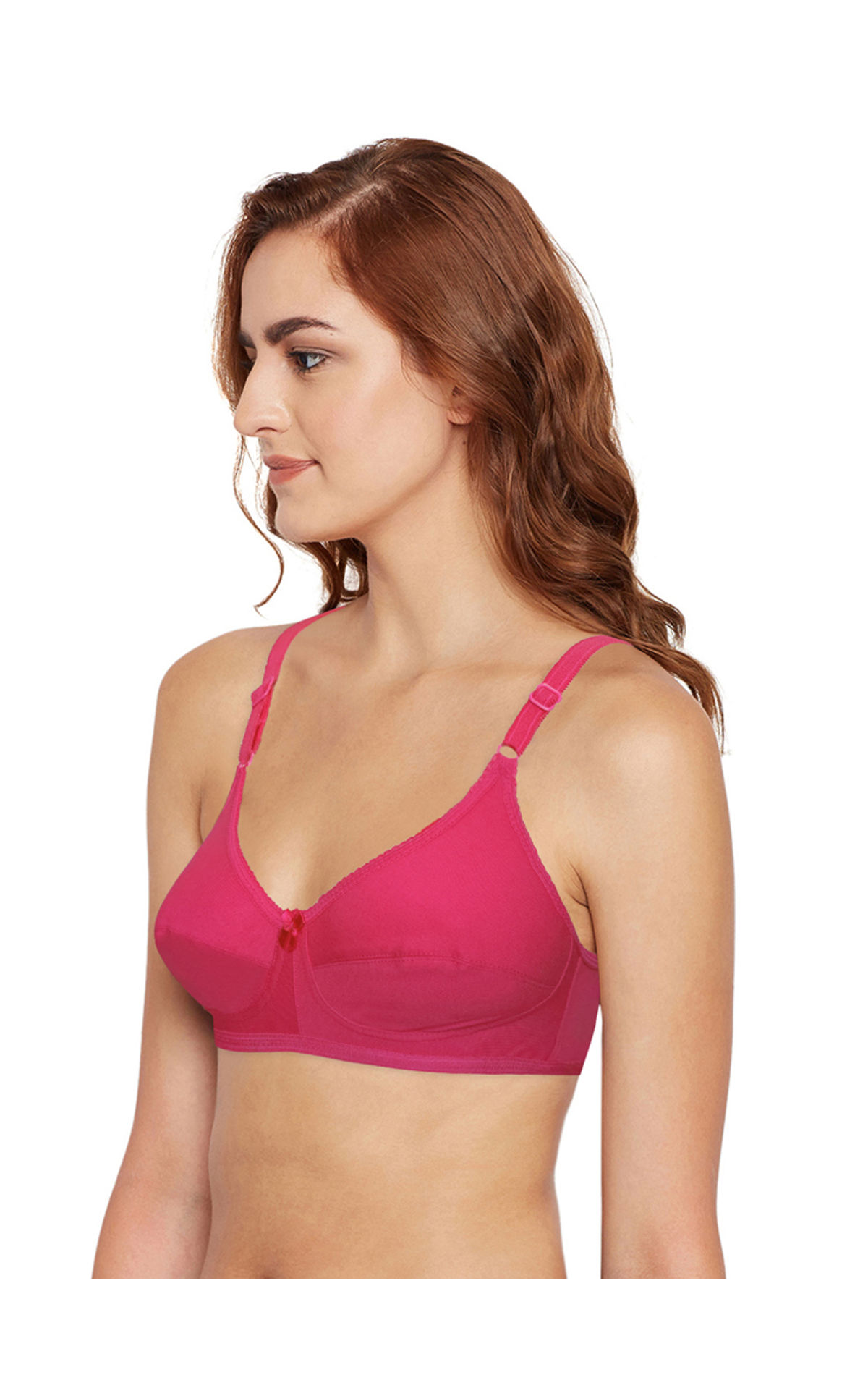 Bodycare Full Coverage, Non Padded Bra-6817-coral, 6817-coral