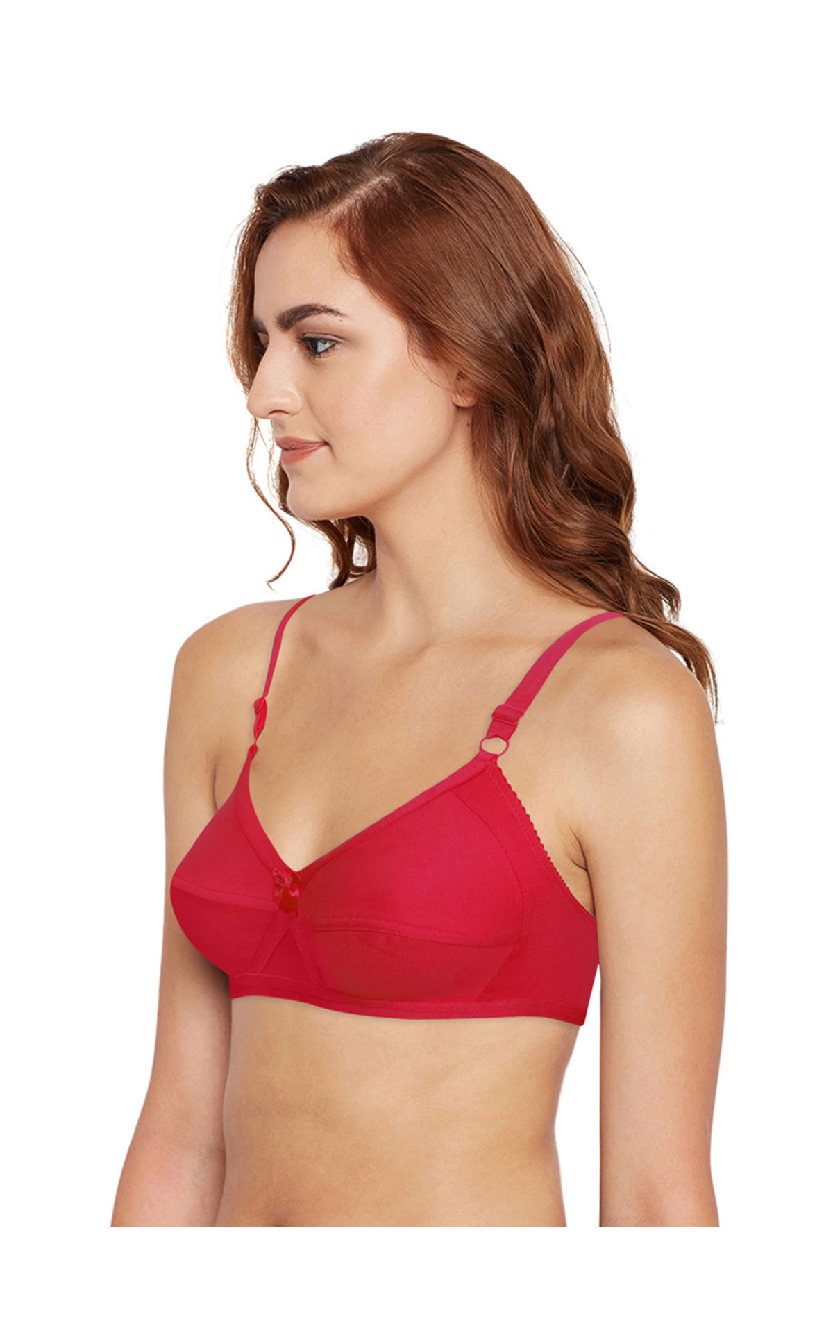 BODYCARE Soft CD Cup Bra in Red Colour with 100% Cotton – Rocky