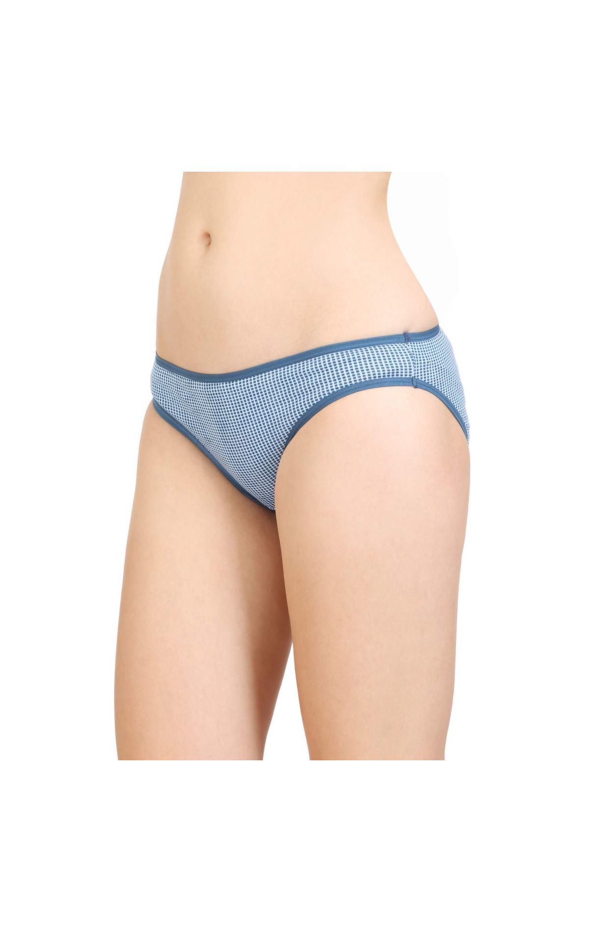 Bodycare Pack Of 3 Bikini Style Cotton Briefs In Assorted Colors With Broad  Elastic Band-e45d, E45d