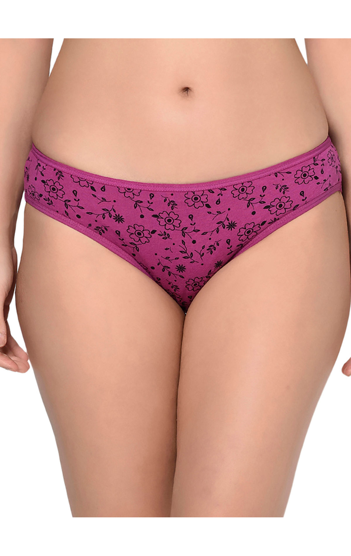 Bodycare Pack Of 3 Printed Panty In Assorted Colors-8568b-3pcs, 8568b-3pcs