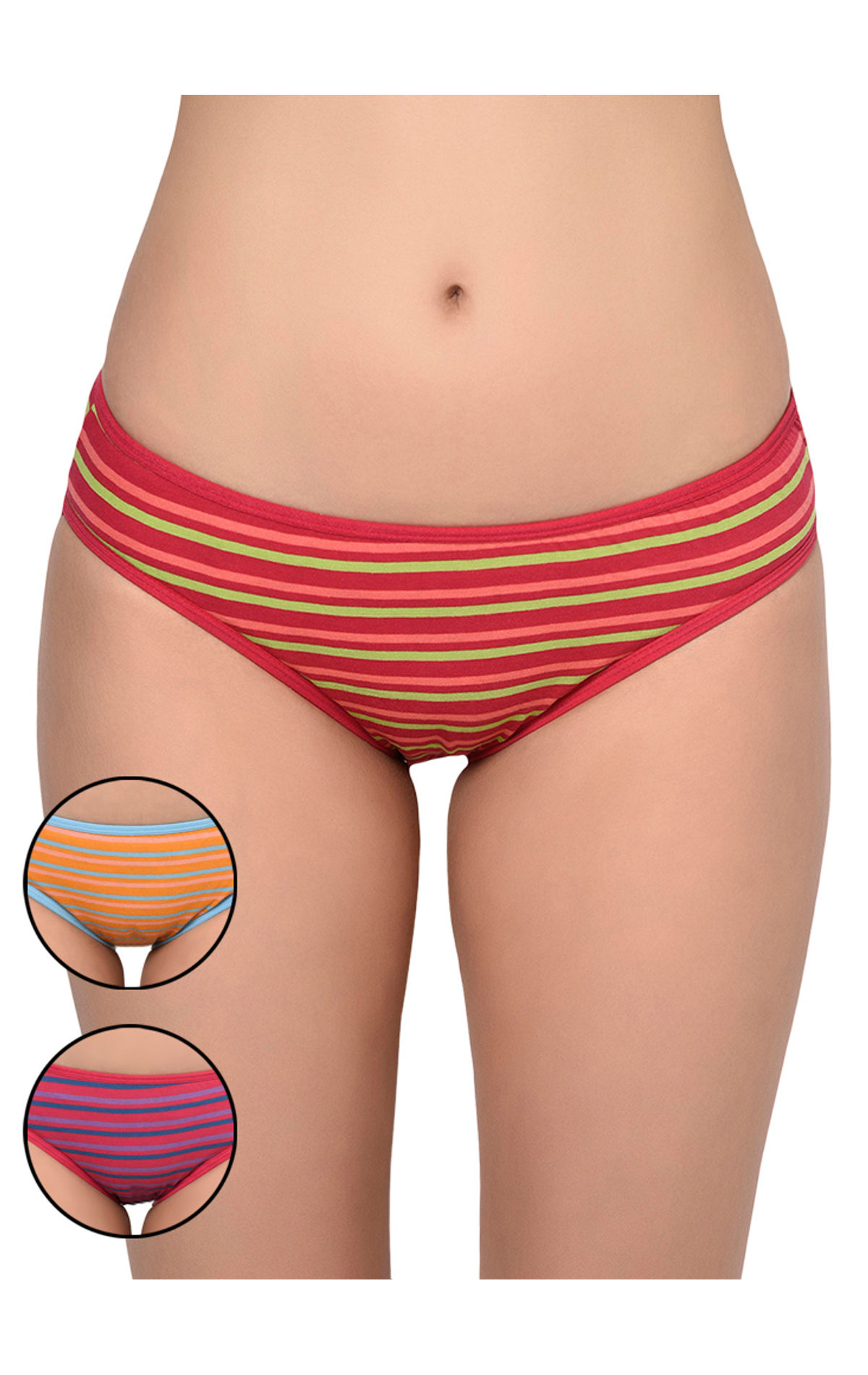 Women's No Show Hipster Panty, Basic Assorted 3 Pack