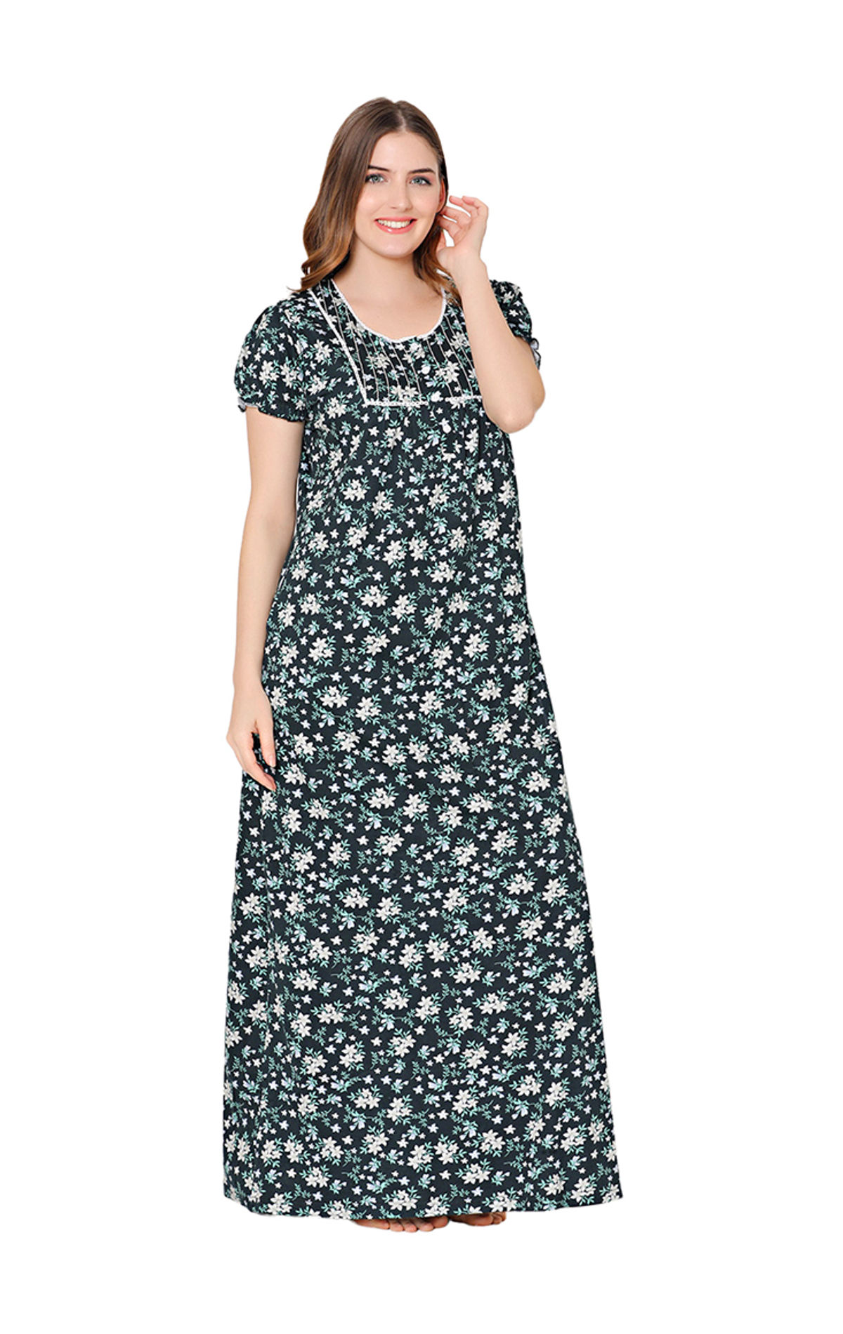 Khushi Print Women Nighty - Buy Khushi Print Women Nighty Online at Best  Prices in India | Flipkart.com