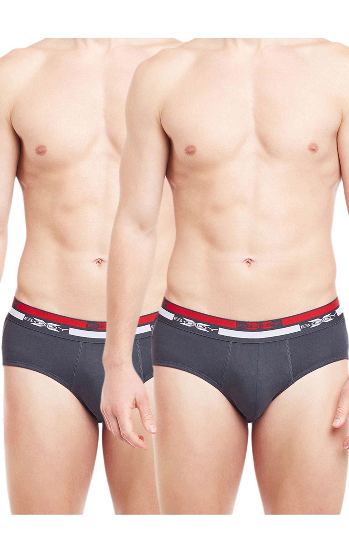 Body X Solid Briefs-pack Of 2-bx12b, Bx12b-navy