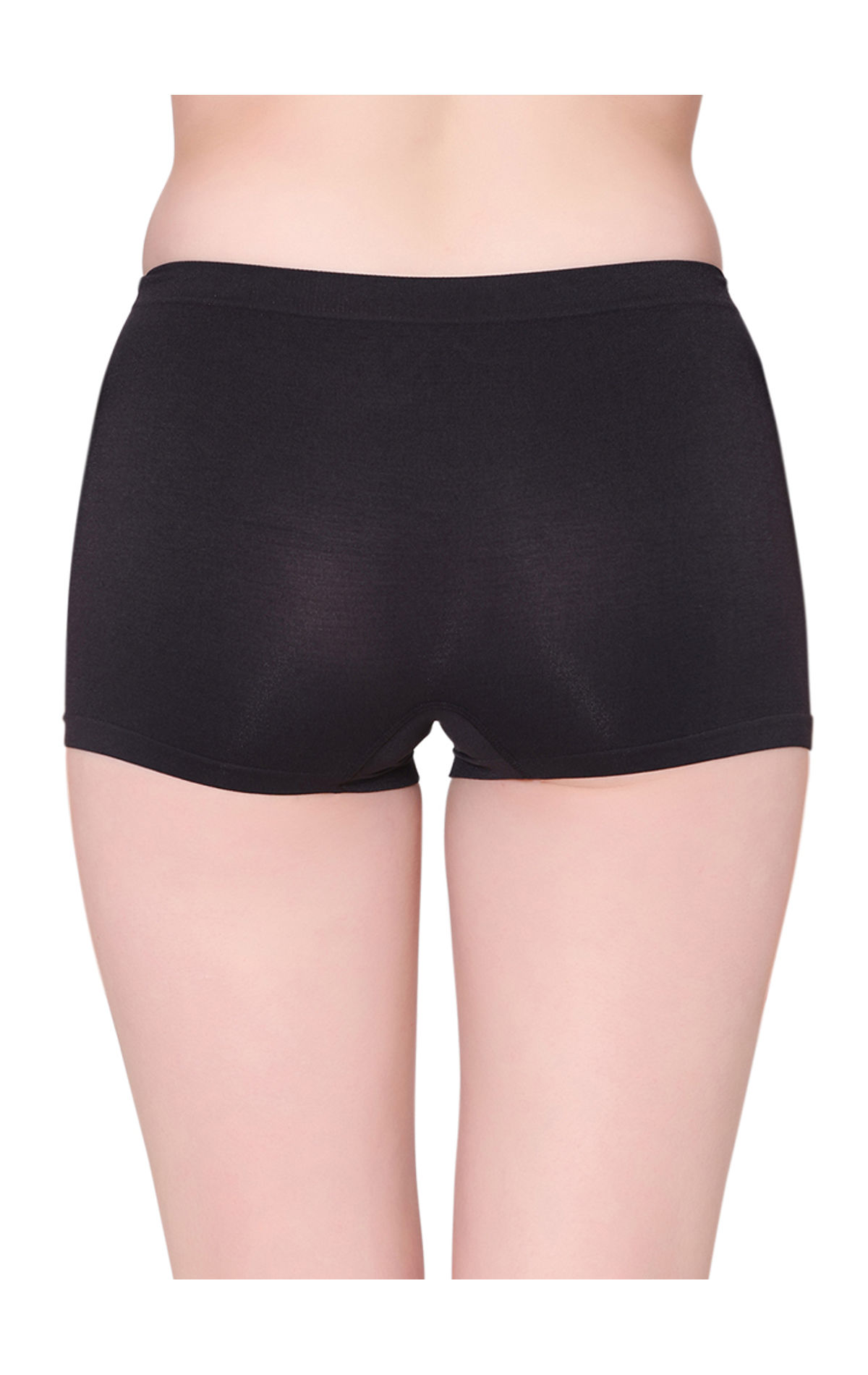 BodyX womens microfiber spandex black solid seamless premium