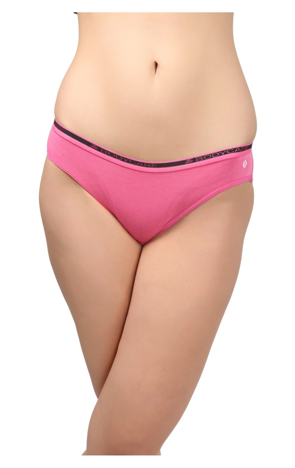 Bodycare Pack Of 3 Bikini Style Cotton Briefs In Assorted Colors With Broad  Elastic Band-e77c