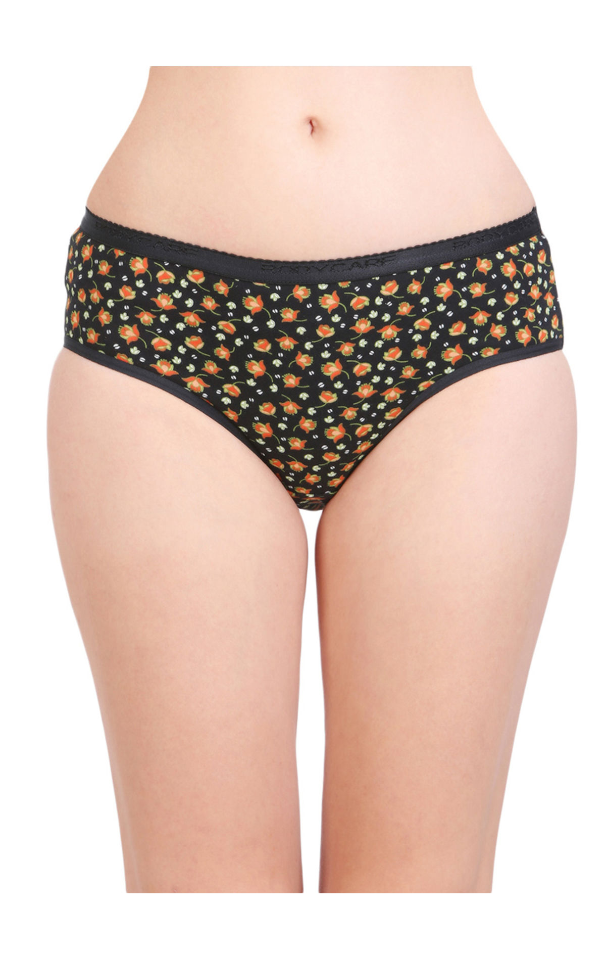 Bodycare Pack Of 6 Printed Hipster Briefs Deluxe Panties In Assorted Color  - E9600-6pcs-a, E9600-6pcs-a