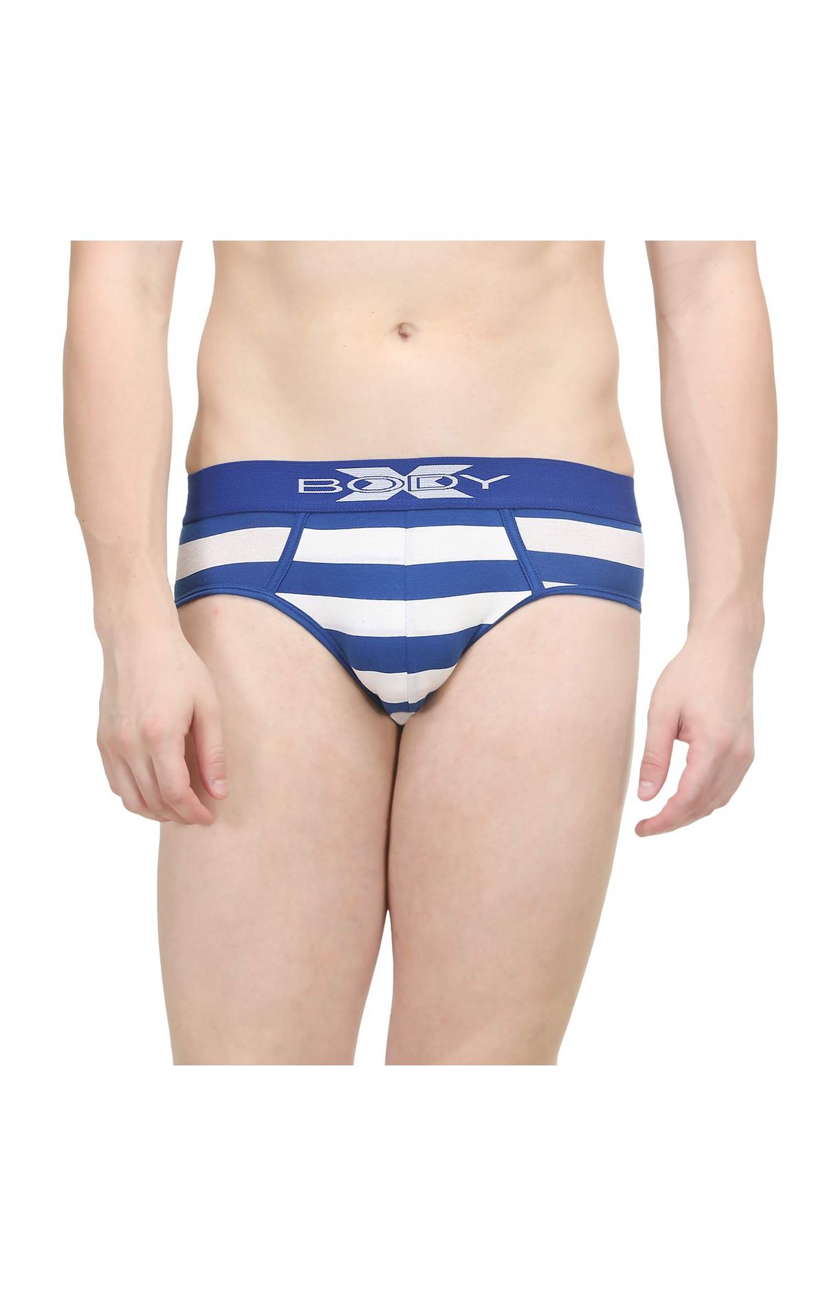 Body X Striped Briefs Bx03b Bx03b Blue Stripe