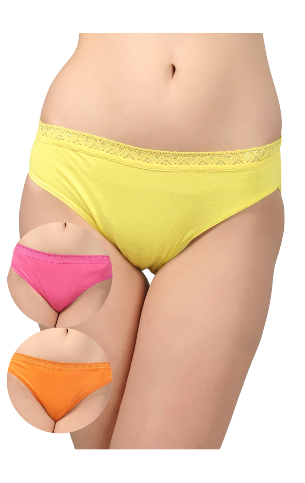 Womens Yellow Panties - Underwear, Clothing