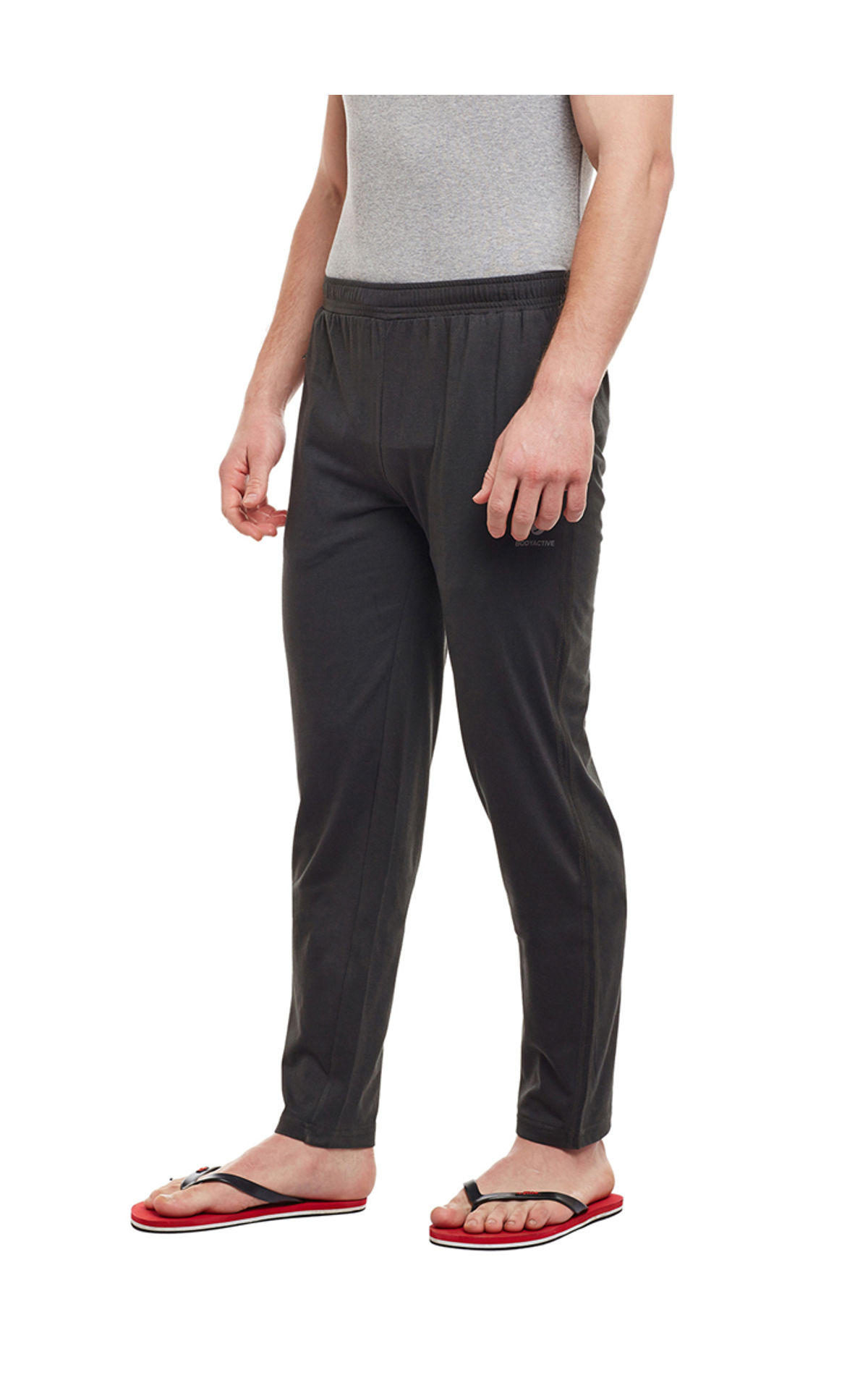 BODYACTIVE Solid Color Men's Track Pants