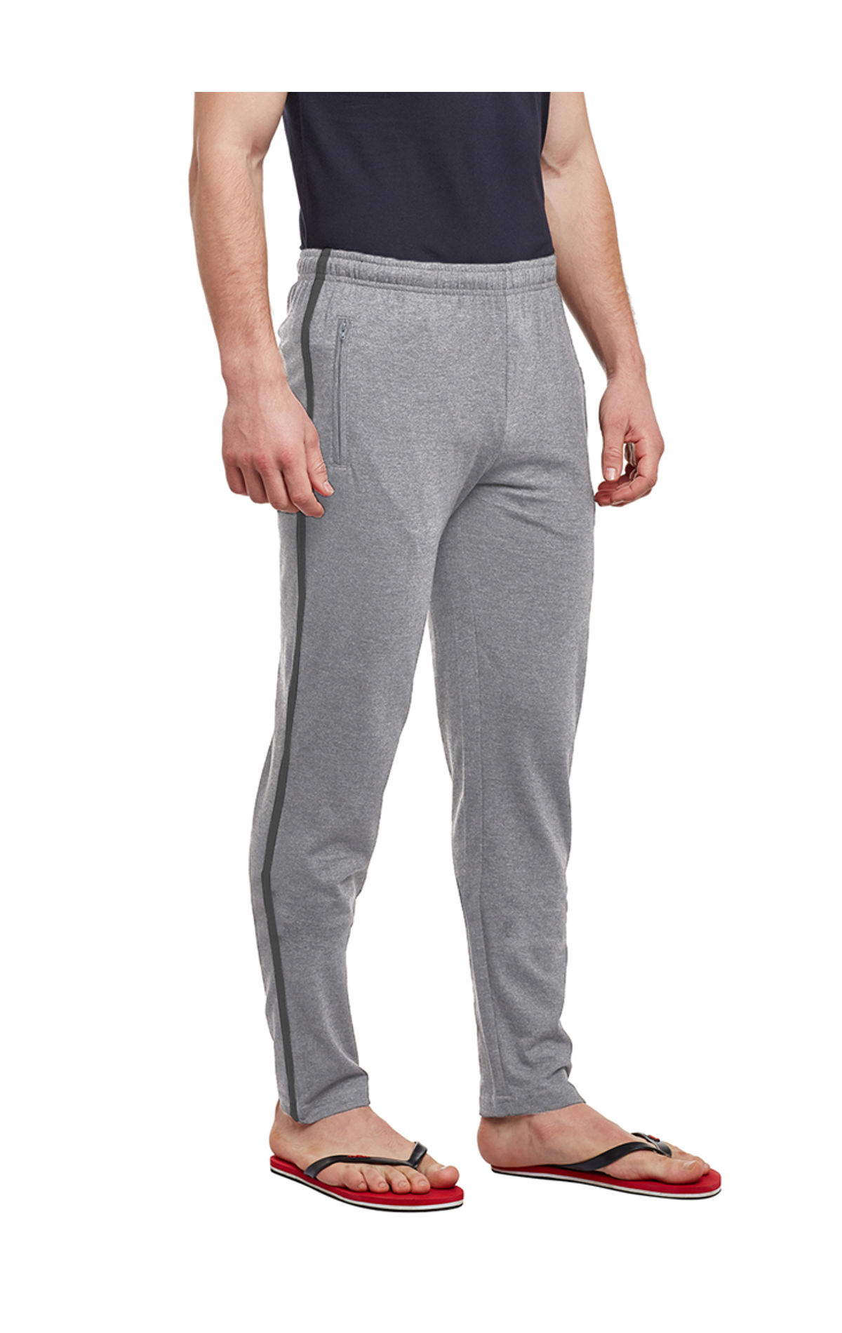 Bodyactive Track Pant With Zipper Pocket-l8-grml | L8-grml | Bodyactive