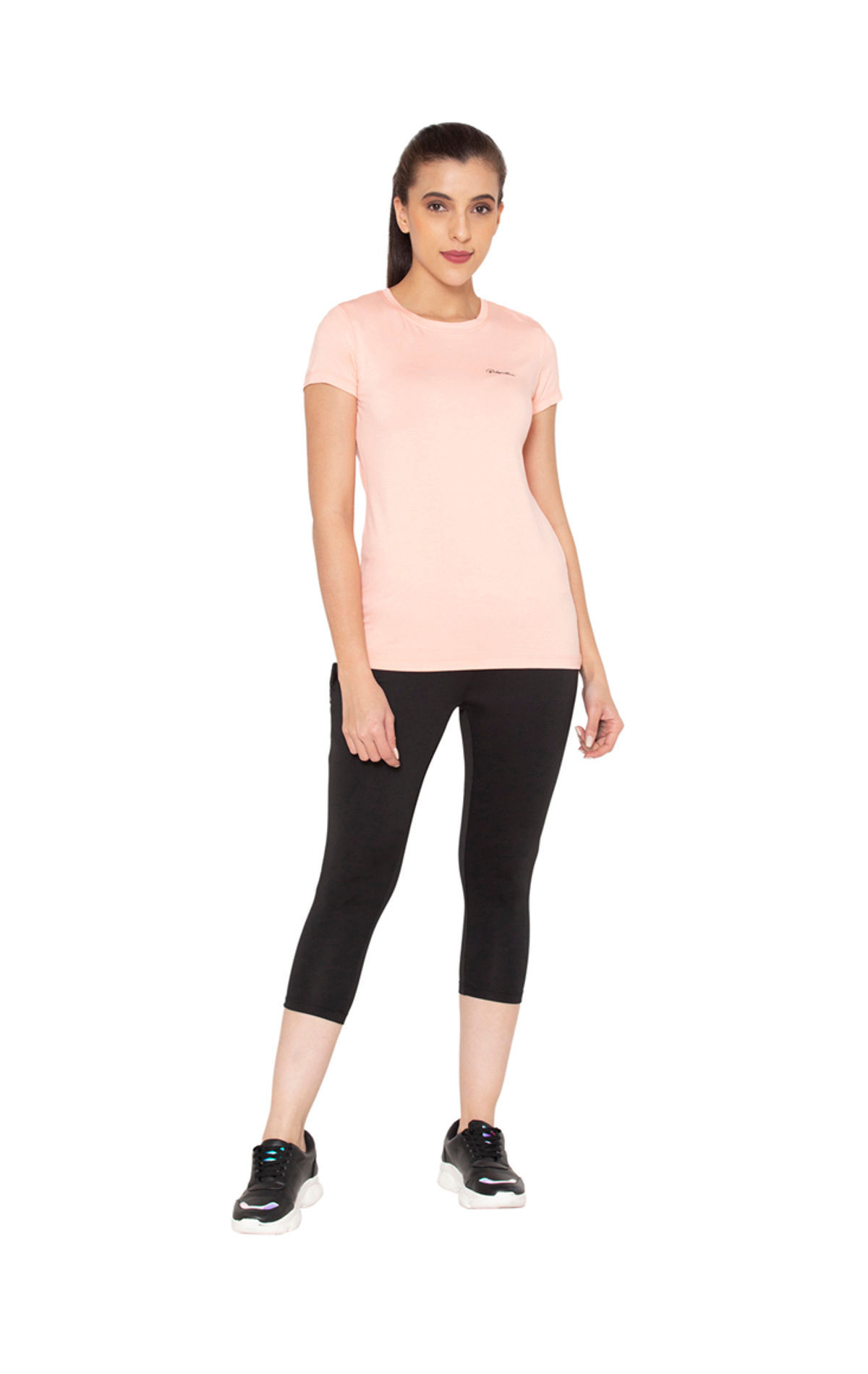 Buy BODYACTIVE Women's High Waisted Yoga Capris with Pockets, Non See  Through Workout Sports Running Capri, Tummy Control-LC09-PINK Online at  Best Prices in India - JioMart.