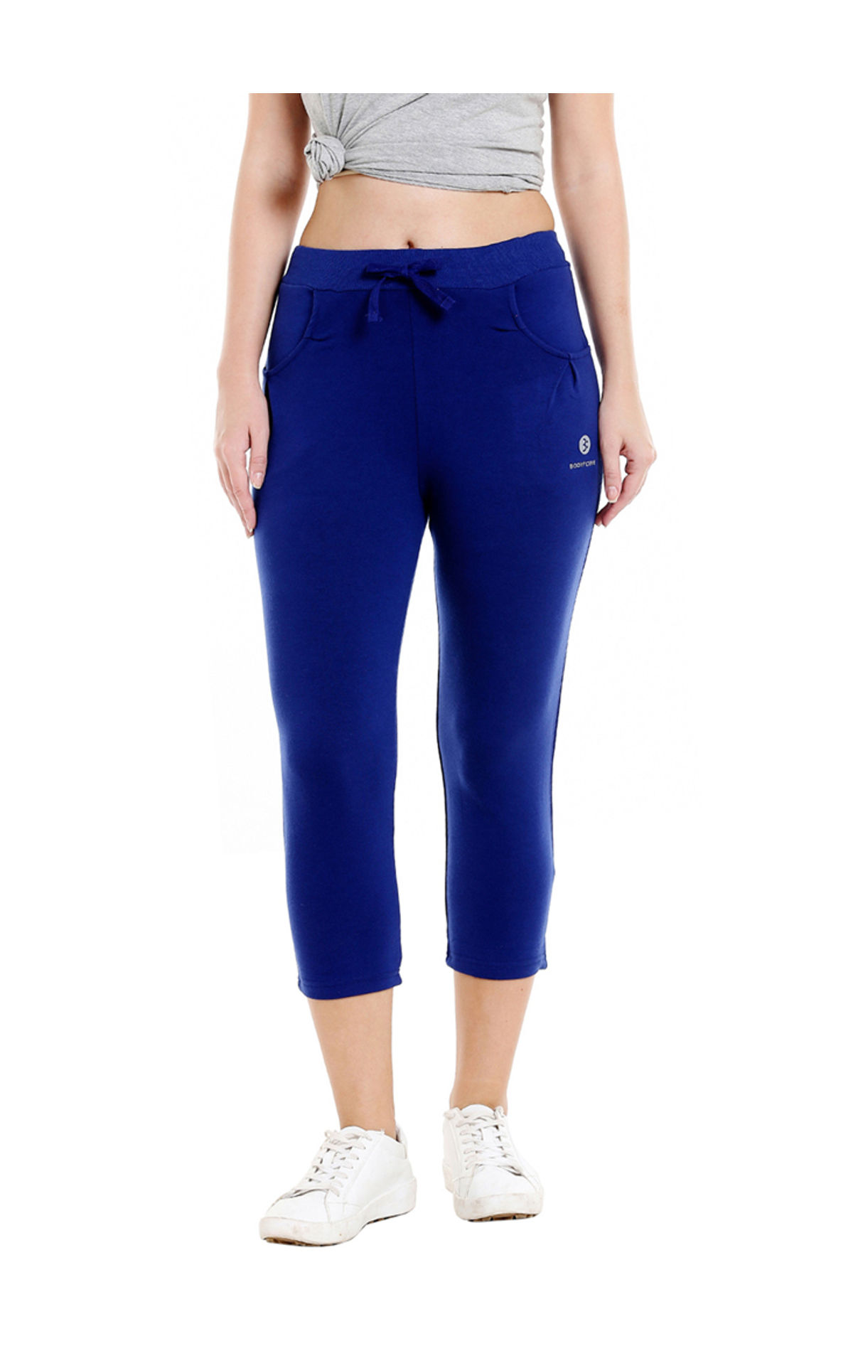  Royal Blue Premium Ultra Soft High Waisted Capri