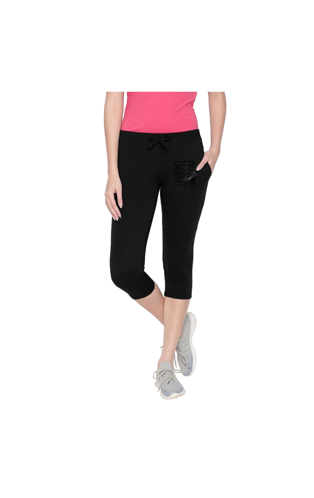 Women's Black Capris