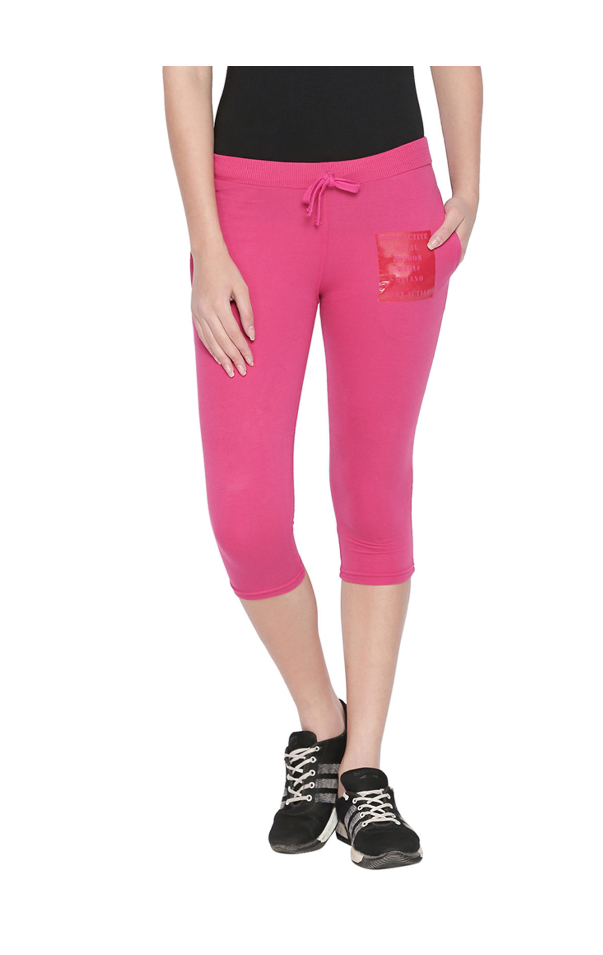 Bodyactive Women Capris-lc5-mpink, Lc5-mpink