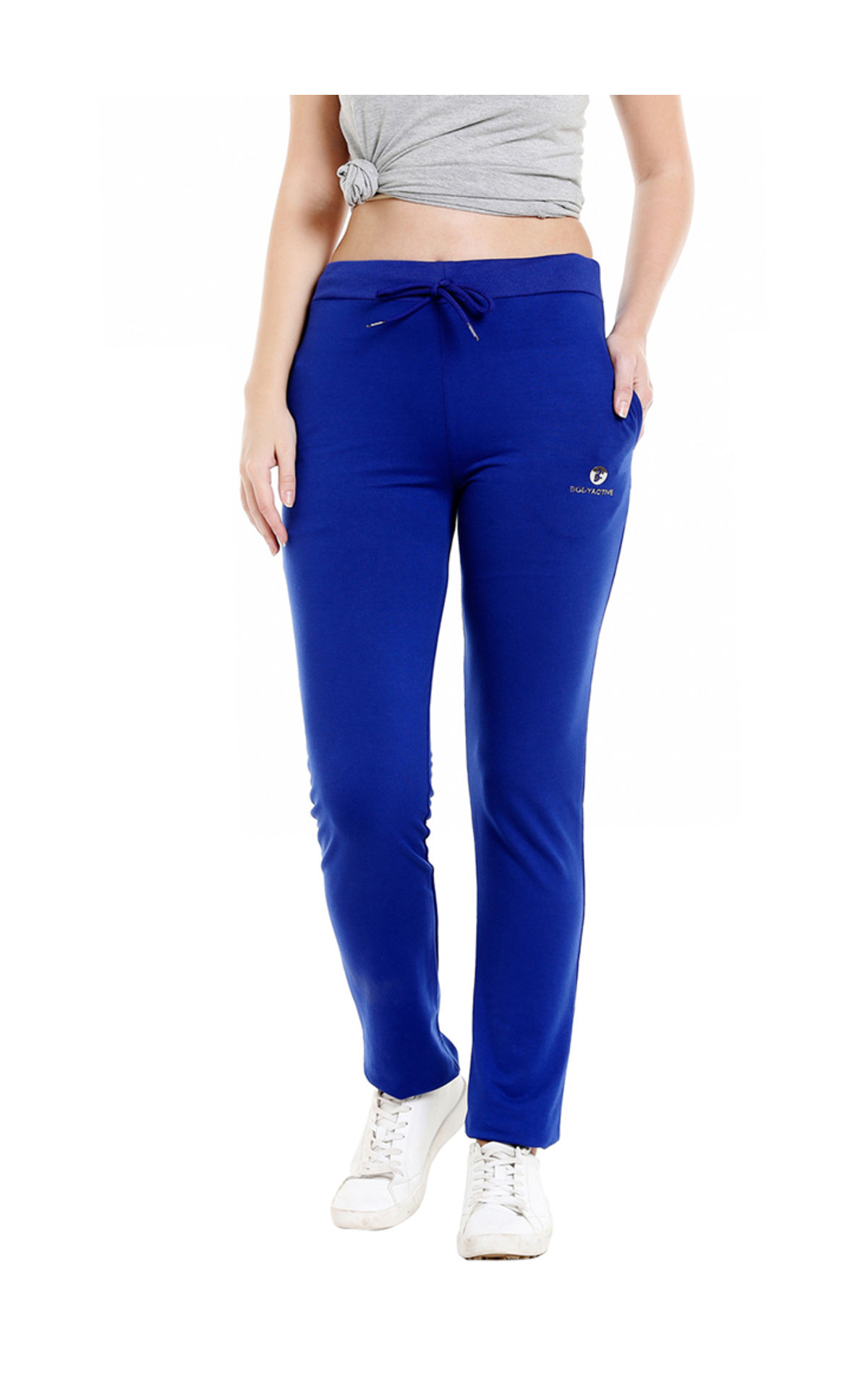 Bodyactive Women Royal Blue Trackpant-ll6-rbl, Ll6-rbl