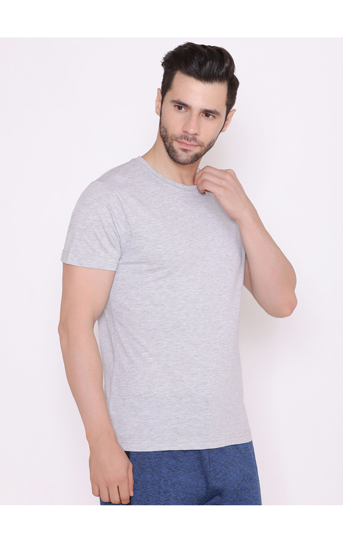 Bodyactive Modern Fit Round Neck Half Sleeve T-Shirt for Men -TS18