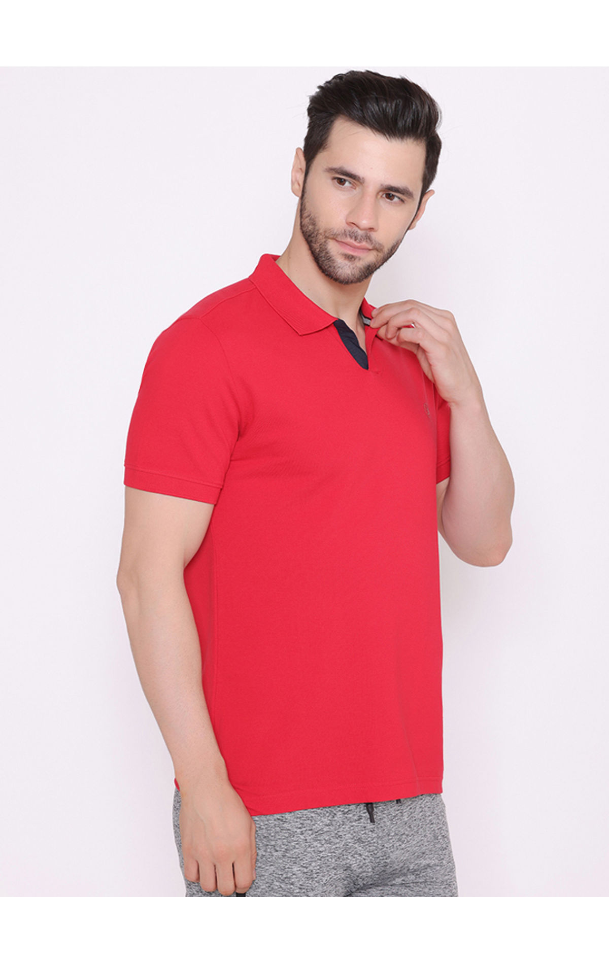 Half Sleeves Cotton Mens Round Neck T-Shirt, Occasion : Casual