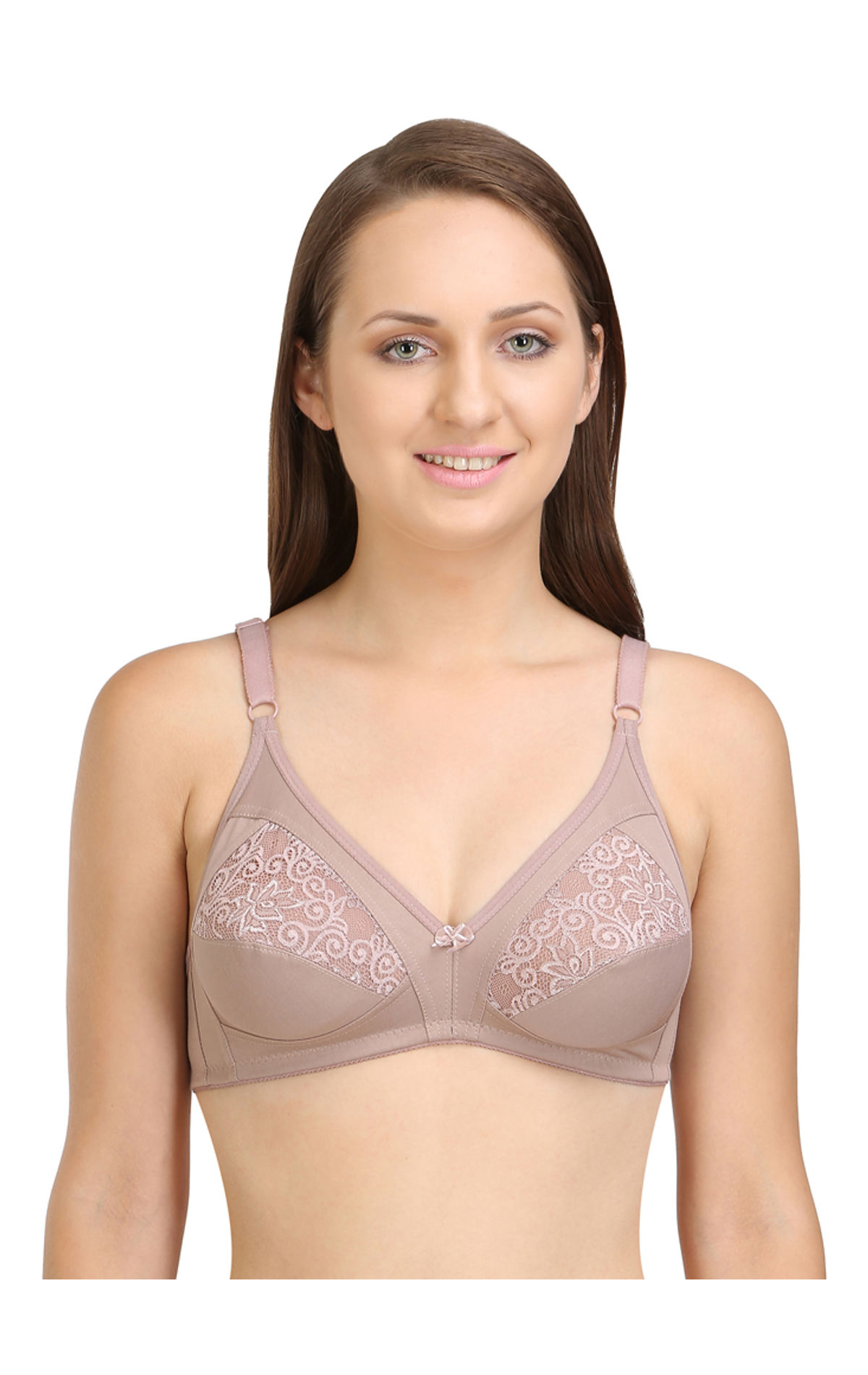 Vstar Women's Polycotton Non-Padded Wire Free Full Coverage Bra