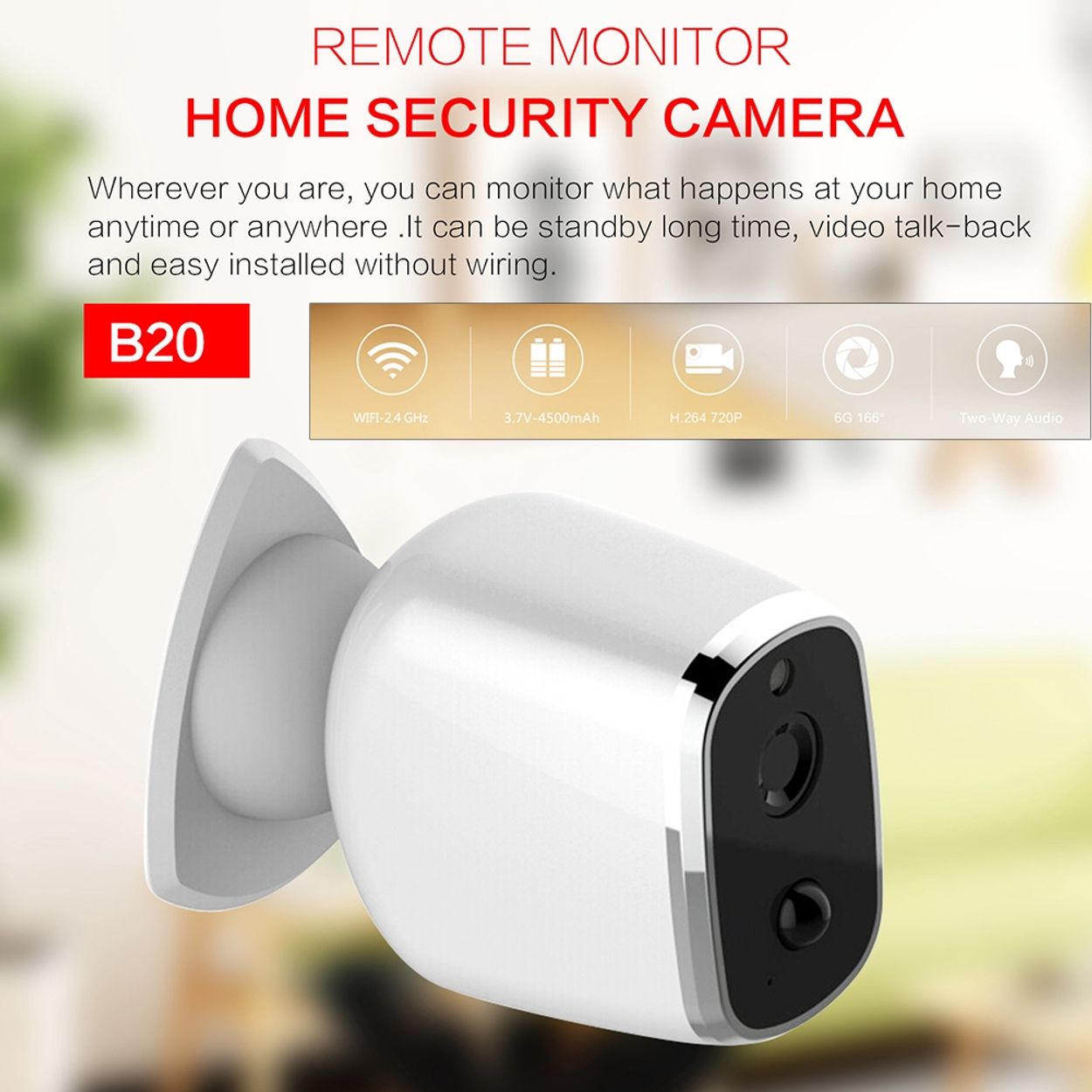 battery operated wireless ip cam