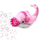 Toy Cloud Dolphin Bubbles Gatling Machine 10-Hole Battery Operated Electric Gun Toy for Toddlers , Outdoor Toys for Boys and Girls, Pack of 1 – Multicolour