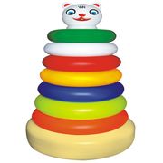 Nippon Baby Stacker Ring Coloured - Big Seven Rings Baby Development Play And Learn Kit | Pre School Educational Toy