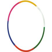 Nippon Hula Hoop Coloured For Adult Kids Premium Quality Exercise Fitness Ring Multi Colour Adjustable Size 44-69 Cms Diameters