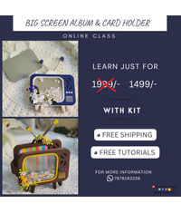 Big Screen Album & Card Holder Class With Kit