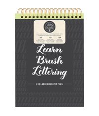 Large Brush Workbook 8.5"X12.3"