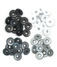 Gray - Eyelets Wide 40/Pkg