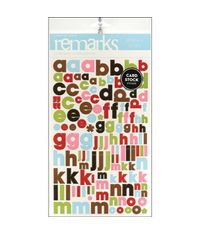 Remarks Cardstock Stickers