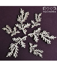 Winter Doodles - Spruce Twigs - Chipboard Cutout