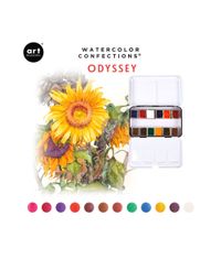 Odyssey Watercolor Pans 12/Pkg