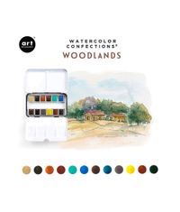 Woodlands Watercolor Pans 12/Pkg