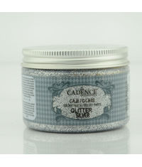 Glass Glitter Relief Paste - Silver