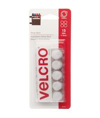 White Velcro - Self Adhesive Coins