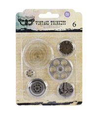 Washers #2, 1" To 2", 6/Pkg Metal Vintage Trinkets