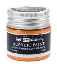 Metallique Fresh Orange - Alchemy Acrylic Paint