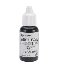 Red Geranium - Archival Re-Inkers