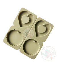 Scalloped Circle & Heart Aromatherapy Wax Mould