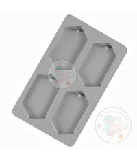 Long Hexagon # 1 Aromatherapy Wax Mould