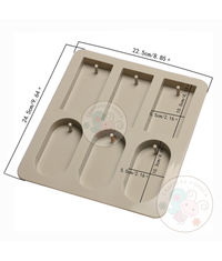 Rectangle & Oval Aromatherapy Wax Mould